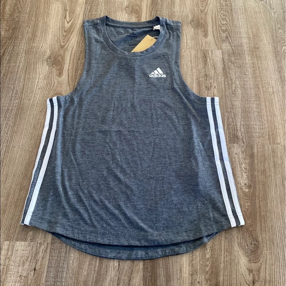 New! Adidas Three Stripe Training Tank